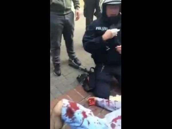 Almanya'da PKK'yı protesto mitinginde olaylar çıktı