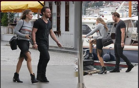 Serenay ile Kerem ilk kez el ele