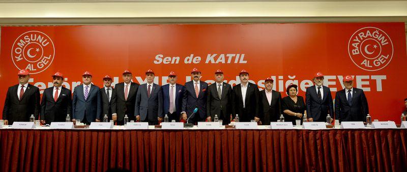 Ankara'da teröre karşı dev yürüyüş