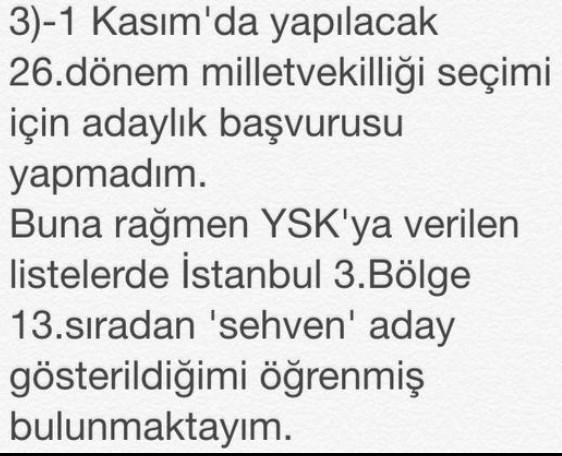 CHP Ali Özgündüz'ü yanlışlıkla aday gösterdi
