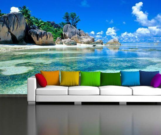 Dekoratif duvar kağıtları ile etkileyici evler yaratın