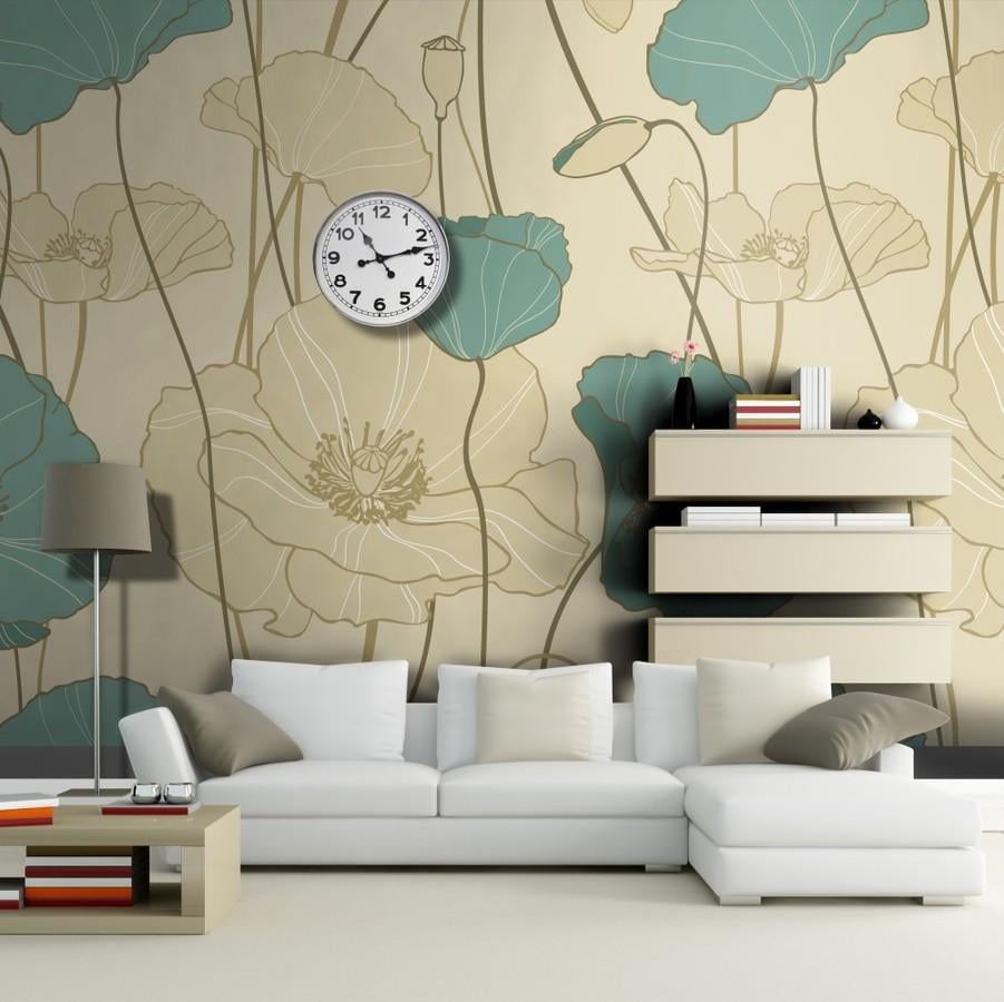 Dekoratif duvar kağıtları ile etkileyici evler yaratın