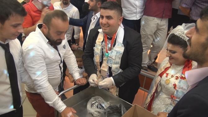 Rize'de bir düğünde damada hamsi ayıklatıldı