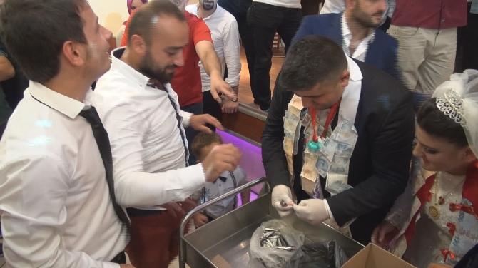 Rize'de bir düğünde damada hamsi ayıklatıldı