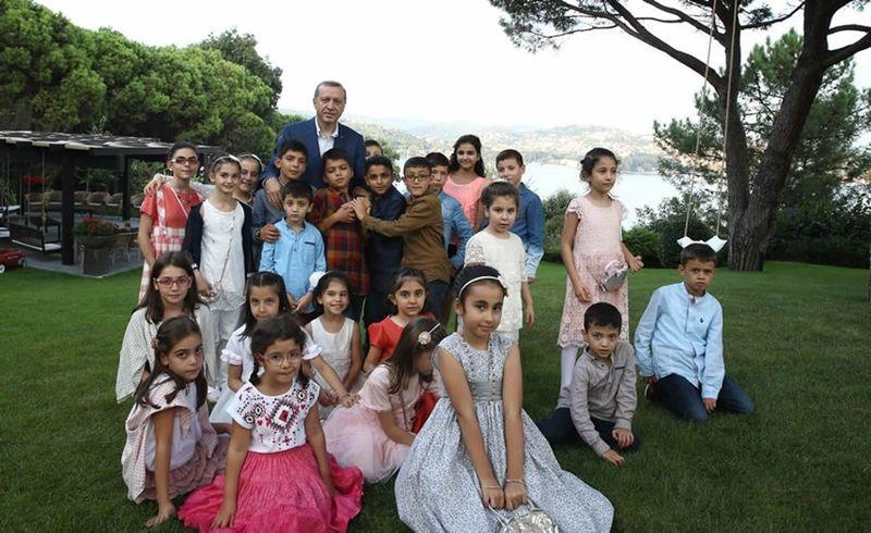 Erdoğan'dan şehit çocuklarına bayram sürprizi