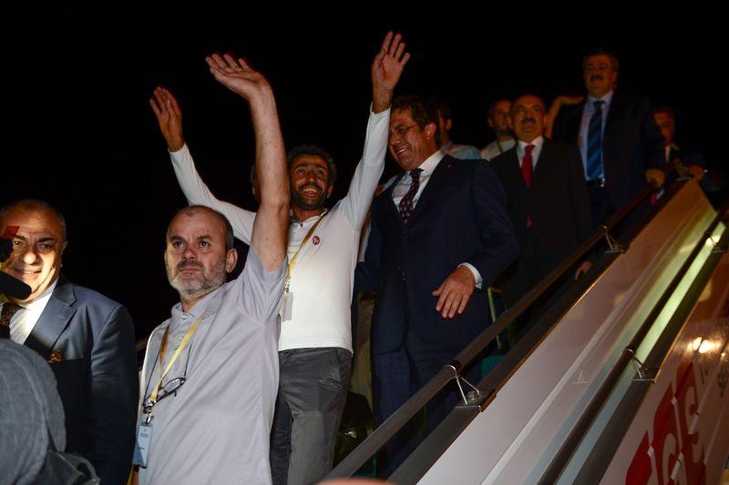 Kaçırılan Türk işçiler yurda döndü