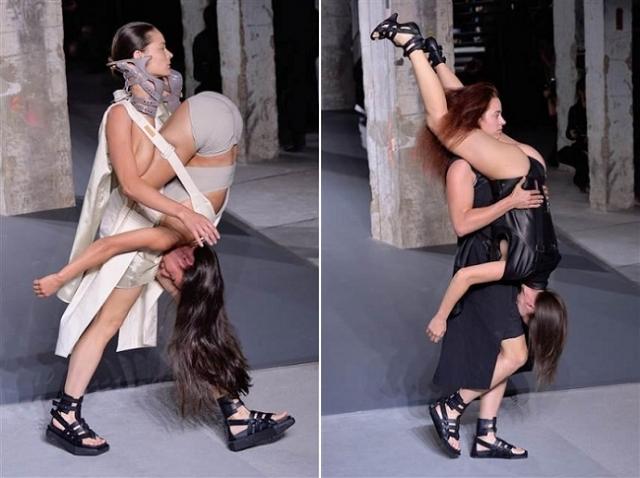 Paris'te ilginç defile