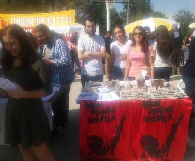 ODTÜ'de oryantasyon standı