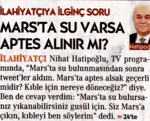 Cumhuriyet abdesti aptes yaptı