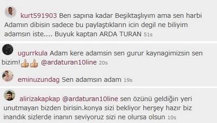 Arda Turan'dan duygusal mesaj