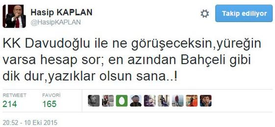 Hasip Kaplan'dan Kılıçdaroğlu'na: Bahçeli gibi dik durun