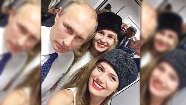Rus model Putin'le selfie çekti