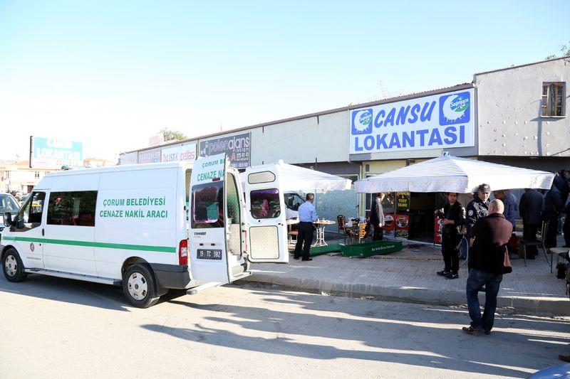 Çorum'da çıkan tartışmada lokanta sahibi öldürüldü
