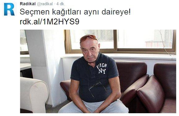 Radikal'den beklenen 'oy hırsızlığı' haberi geldi