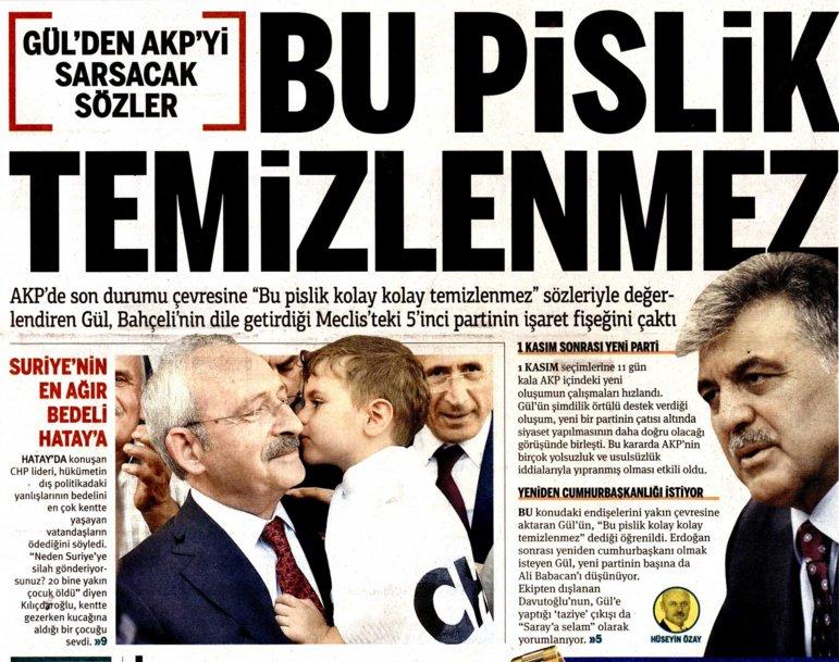 Abdullah Gül Taraf'ın manşetini yalanladı