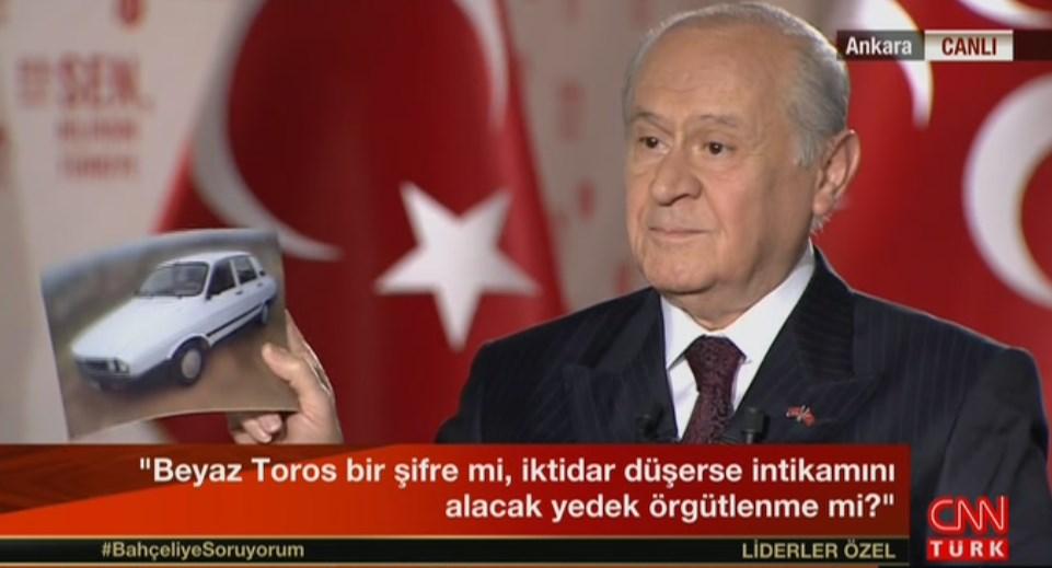 Bahçeli'den beyaz Toros açıklaması
