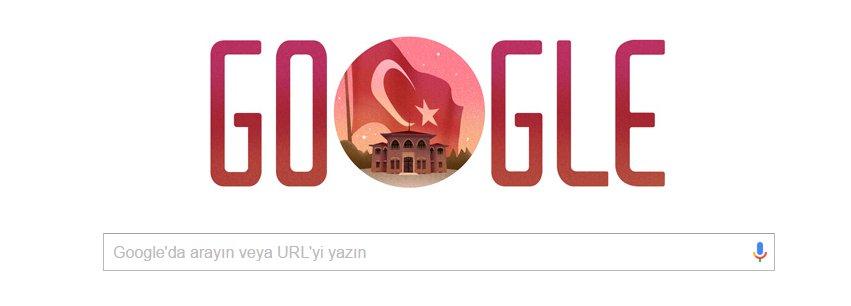 Google'dan 29 Ekim doodle'ı