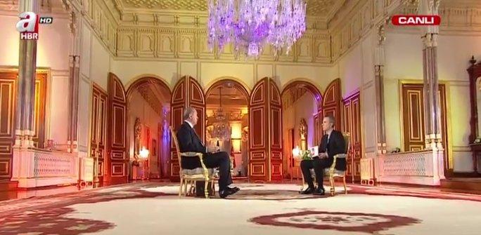 Erdoğan'dan canlı yayında açıklamalar