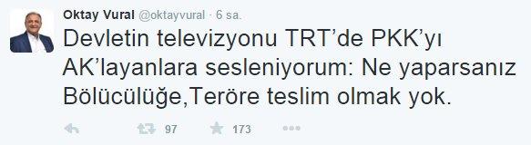 Oktay Vural TRT muhabirlerini kovdu