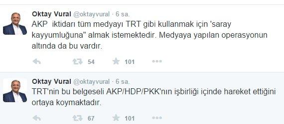 Oktay Vural TRT muhabirlerini kovdu