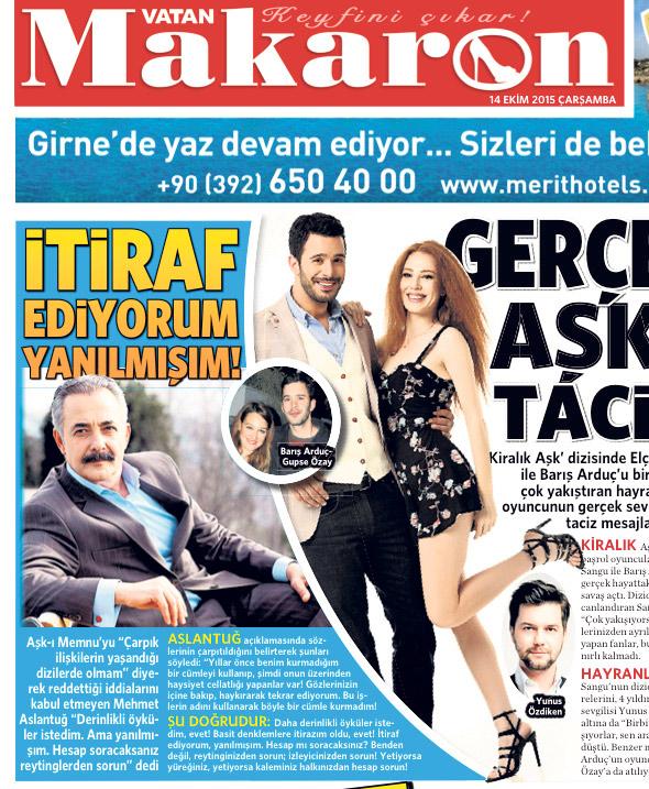 Mehmet Aslantuğ tartışmalı diziden çekildi