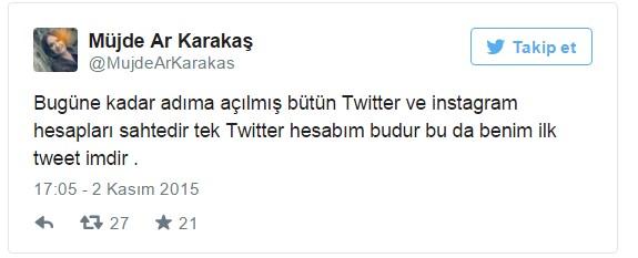 Müjde Ar'dan seçmeni aşağılayan tweet'e açıklama