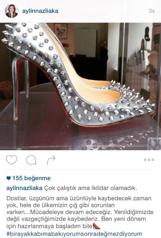 Aylin Nazlıaka'nın demir ayakkabısı