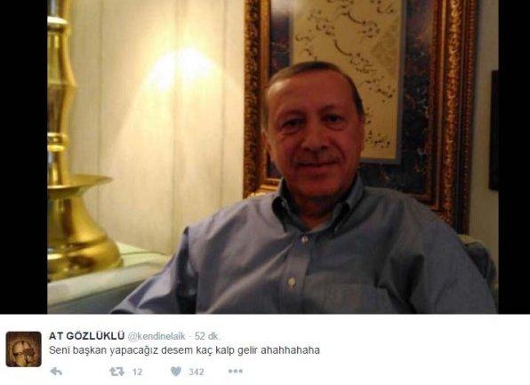 Twitter'da kalp geyikleri