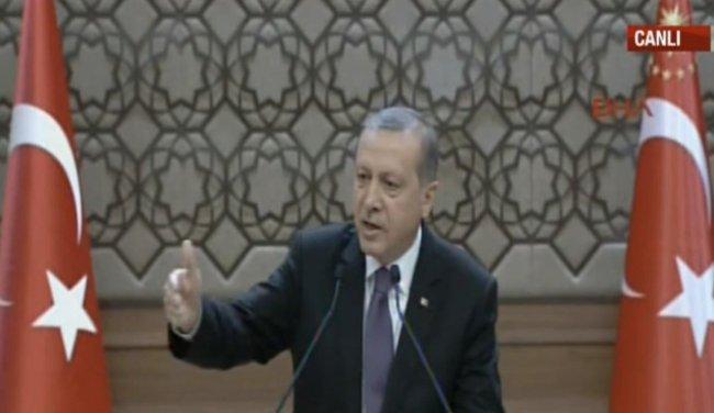 Erdoğan'ın ayakta alkışlanan konuşması