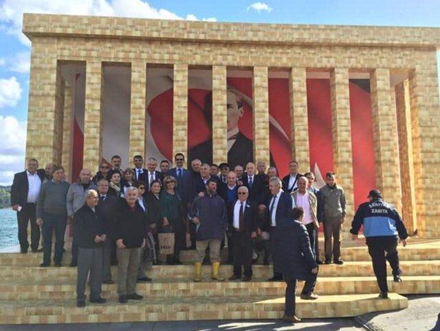 CHP'li belediye maket Anıtkabir kurdu