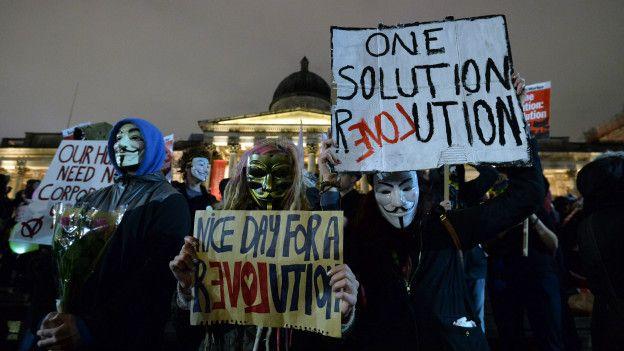 BBC Londra'da 1 Milyon Maske eylemini canlı vermedi