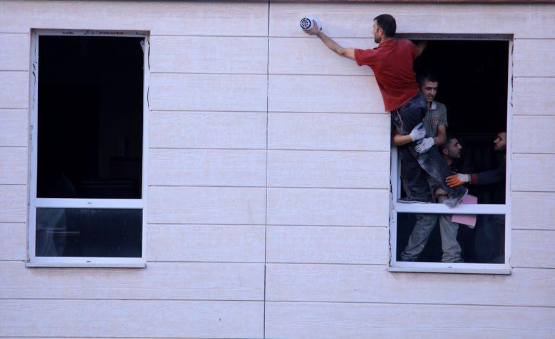 Van'da iş güvenliğindeki yetersizlik kamerada