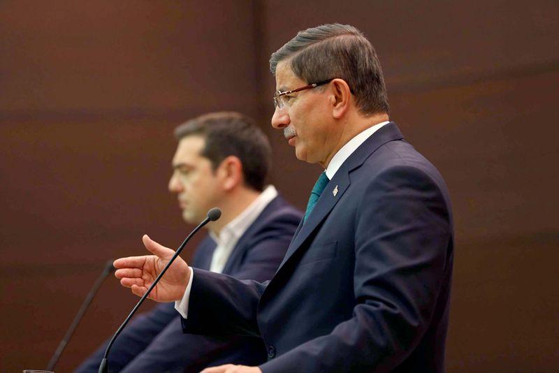 Davutoğlu ve Çipras'tan ortak açıklamalar