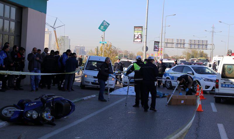 Bursa'da motosikletli polis trafik kazasında şehit oldu