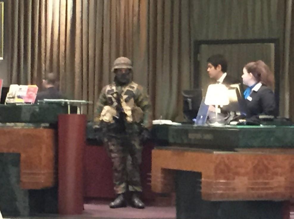 Brüksel'de hareketli anlar