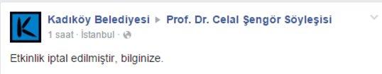 Celal Şengör'e dışkı tepkisi: Afiyet şeker olsun
