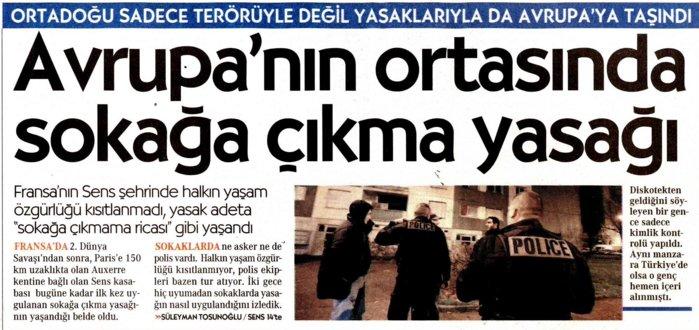 Cumhuriyet Fransız polisine övgü yağdırdı