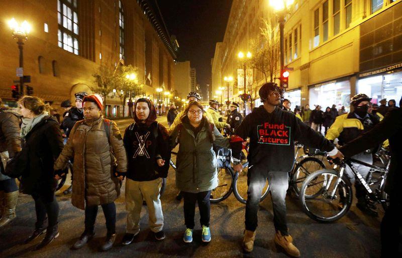 Chicago'da protesto gösterileri