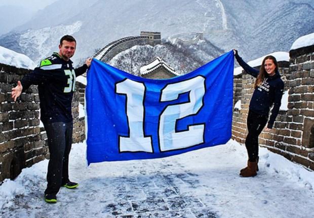 Çin Seddi beyaza büründü