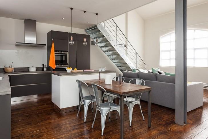 Amerikan mutfaklı salonlar için 5 muhteşem fikir