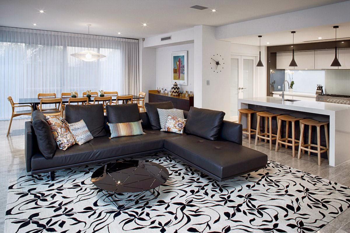 Amerikan mutfaklı salonlar için 5 muhteşem fikir