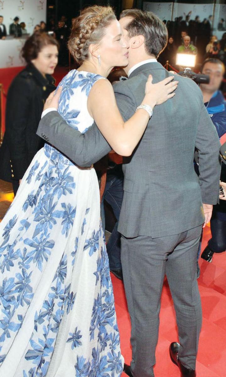 Serenay ile Çağatay selamlaştı