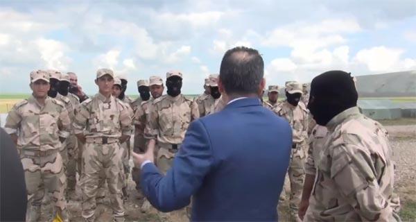 Türk askerinin Musul kampı VİDEO