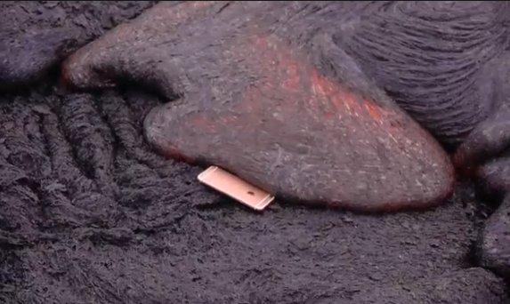 iPhone 6S'i lava attılar