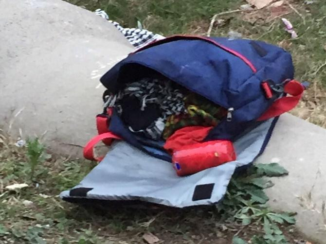 Öldürülen kadın teröristin çantasından bomba çıktı