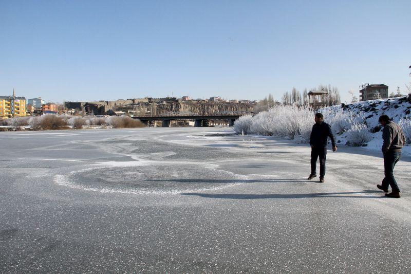 Doğu Anadolu'da hava sıcaklığı eksi 12'ye kadar düştü