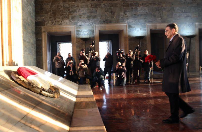 Aziz Sancar Anıtkabir'e gitti