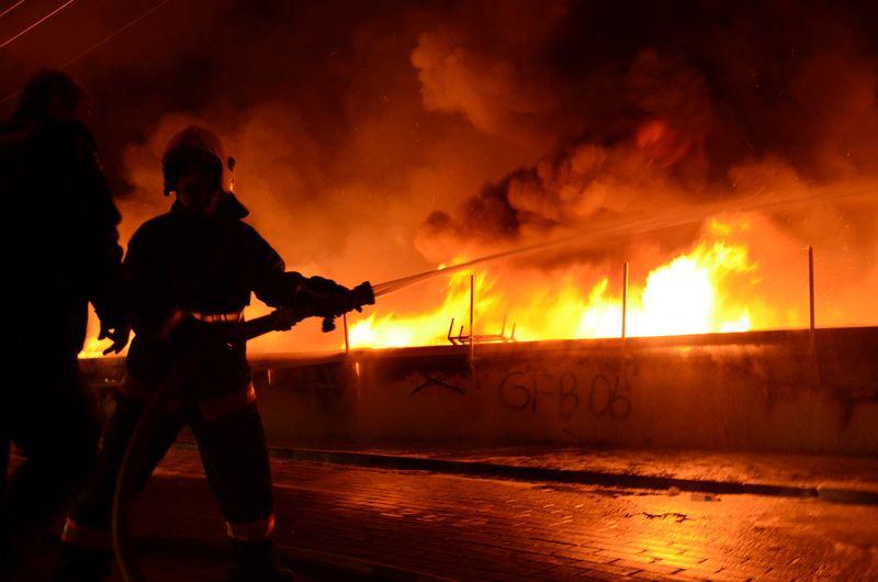 Ankara'da 250 iş yeri yandı