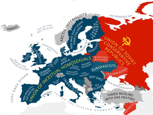 Putin'in gözünden Avrupa haritası