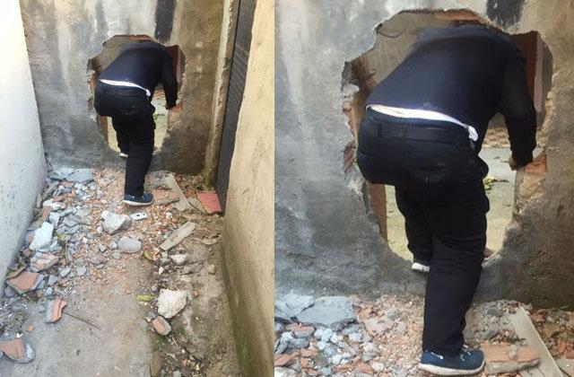 PKK'lılar evden eve açtıkları deliklerden kaçıyor